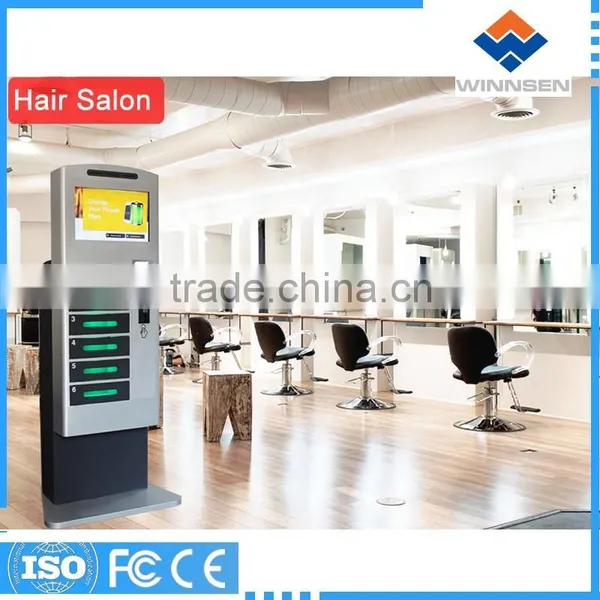 Wifi Remote Control 6 Digital Lockers Charging Station for Restaurant APC-06B photo-4