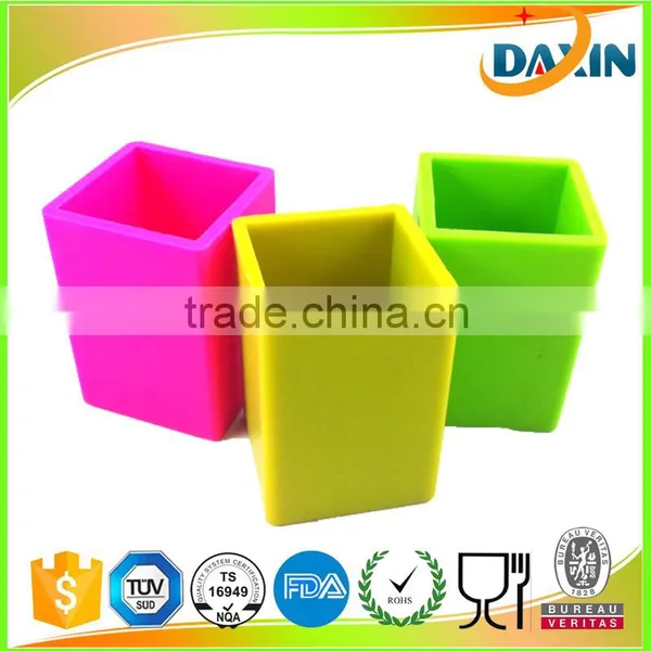 OEM Silicone Pencil Container, Custom Decorative Silicone Pen Holder photo-2