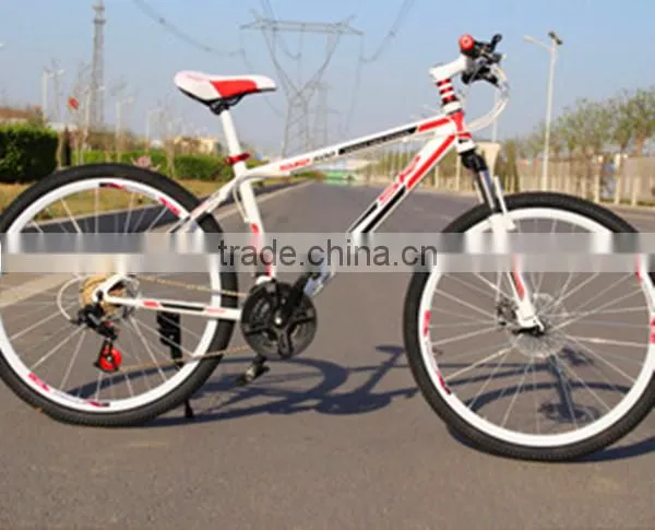 Colorful 26inch Bicycle Double Disc Brake Road Bikes Carbon Steel 21Speed Mountain Bicycle Most Popular photo-3