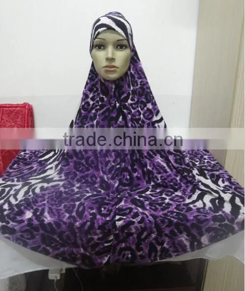 H303 Latest Big Size Print Muslim Hijab,islamic Scarf,pray Hijab photo-6