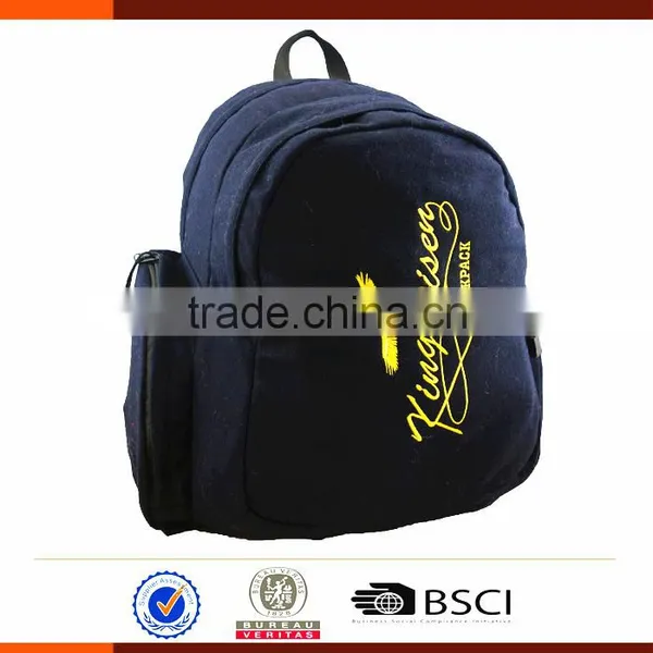 Fashion Felt School Backpack Bags With Embroidery Logo photo-2