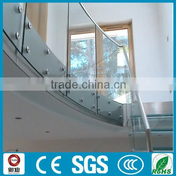 UK Modern Attractive Steel Glass Stairs Manufacture photo-3