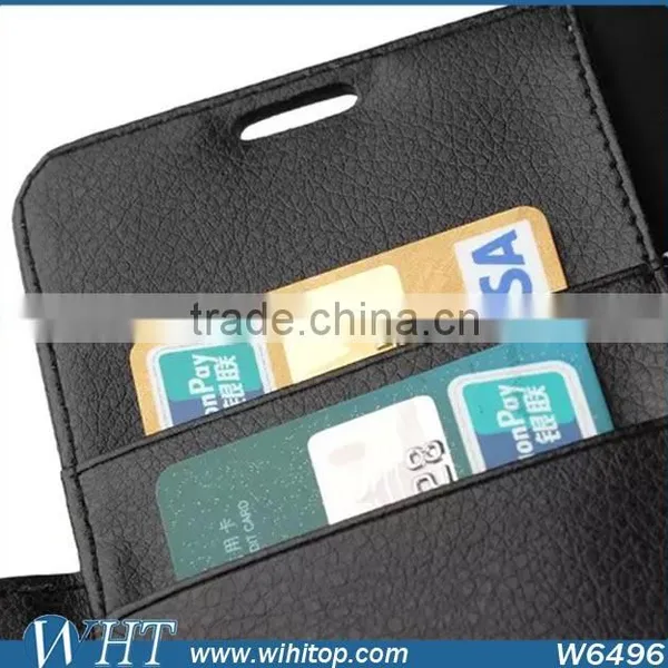 Luxury Litchi Grain Mobile Card Holder Wallet Leather Flip Case for LG G4 photo-3