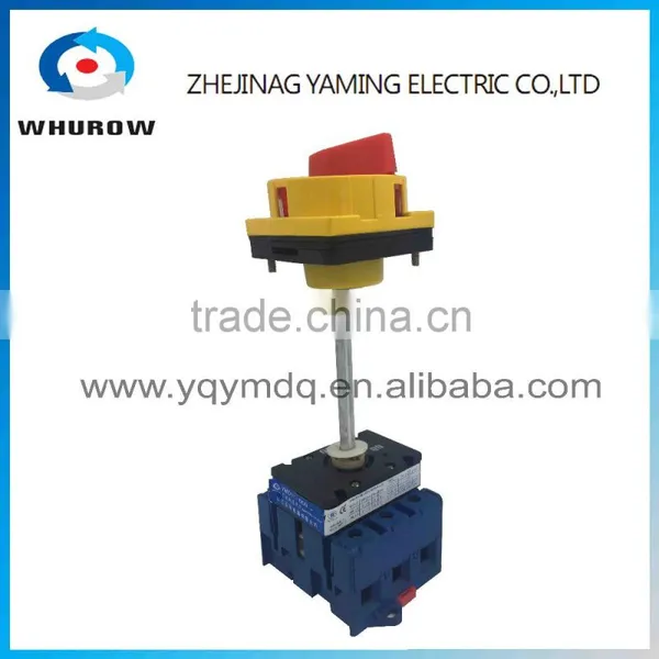 Isolating Switch YMD11-80B With Padlock Handle Aluminum Pole 80A Load Break Power Cut off Operation Outside Electrical Cabinet photo-4