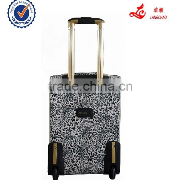 Aluminium Trolley Luggage Middle East Market Leopard Material Aluminium Trolley Luggage Baoding Factory High Quality photo-3