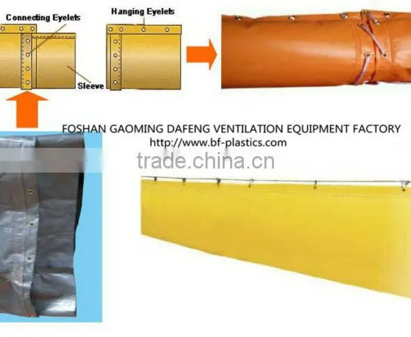 PVC Fire Resistant Tunnel Air Vent Duct photo-5