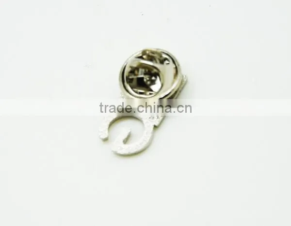 Promotional Gifts Hard Sliver Plating Letter Metal Pin Badge photo-4