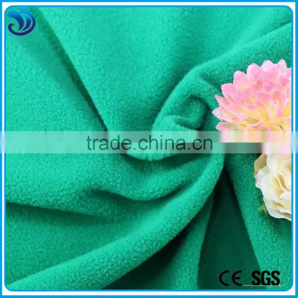 Hot Sell Dying Fabric Single 100% Polyester Cheap Polar Fleece Fabric of China Suppiler photo-2