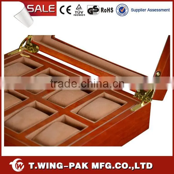 Velvet Watch Jewelry Box Yellow-mud Boxes for Watches Have Wide Range of Watch Box photo-6