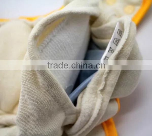 Happy Flute Aio Cloth Diaper 4 Layers Waterproof Absorbent Hemp Cotton Diapers Private Label Bamboo Free Shipping Quality Choice photo-3