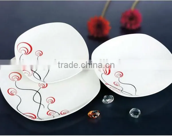 2016 Personalised Porcelain Square Dinner Set ,ceramic Tableware,cheap Dinnerware Set photo-6