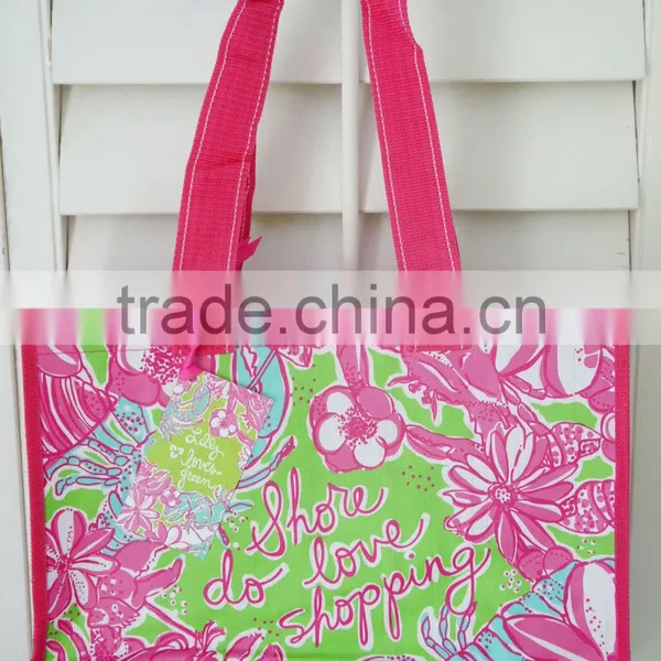 100% Recycled Lead-free Material Large Rectangular PP Woven Carry Bag photo-4