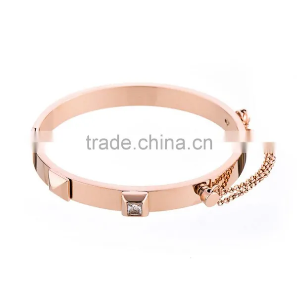 Nickel-Free Lastest design Open Cuff Bangle Stainless Steel Bracelet Women Men Nice Gift