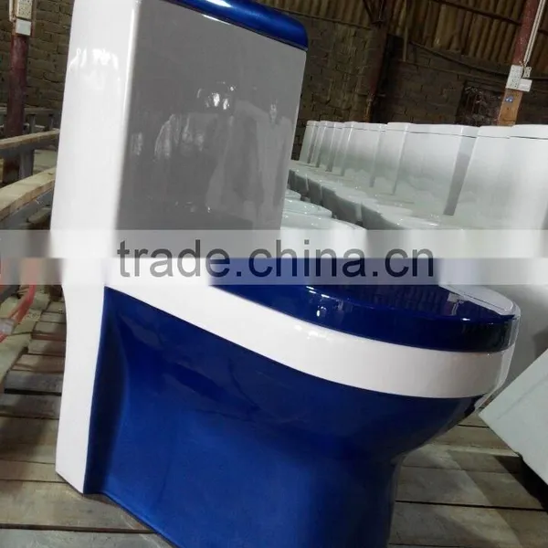 Multicolour Elegant Design Baked Enamel One Piece Toilet