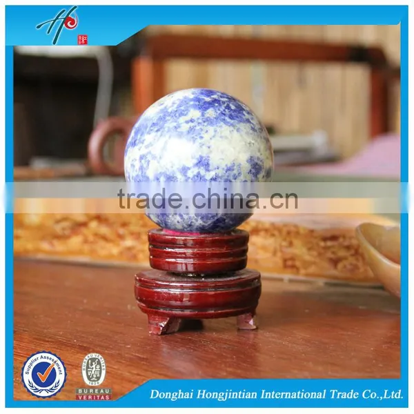 HJT Nature Sodalite Crystal Ball Personalized Quartz Sphere photo-2