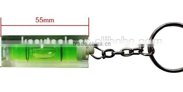 Spirit Level -black Base,1 Bubble Level Indicate Level Gift Bubble Key Chain Spirit Level photo-4