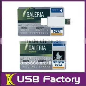 Credit Card Usb Flash Drive 2gb Factory Direct Selling Wholesale Factory photo-2