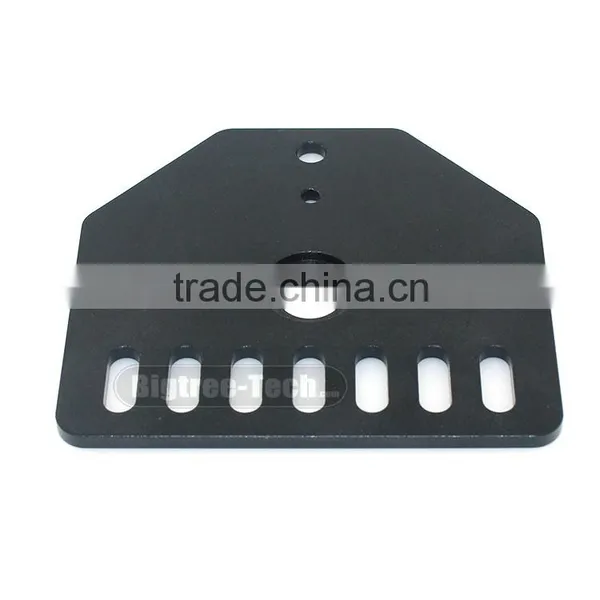Black Color CNC&Kossel Threaded Rod Plate - NEMA 23 Stepper Motor for Openbuilds for V-Slot With 80*72*3mm 3D0271 photo-2
