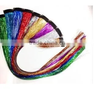 Wholesale Hair Tinsel Clip in Hair Tinsel Hair Bling Tinsel photo-2