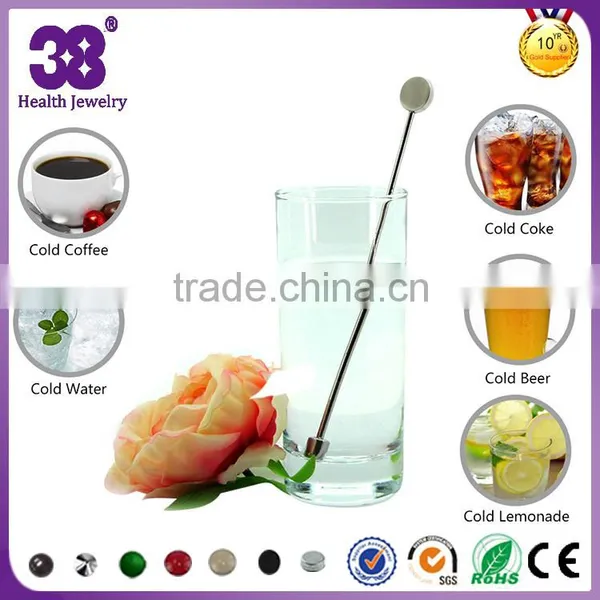 fashion drinking stainless muddler,cheap muddler,ice stick water bottle