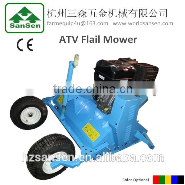 CE Flail Mower Tow-behind Quad ATV, Gasoline ATV Mower With 13hp Briggs&stratton Engine Working Width 1200mm photo-5