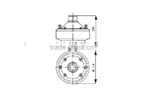 DU-60P 60W Double Ferrite Magnet T-yoke Good Quality Vibration Speaker Driver photo-3