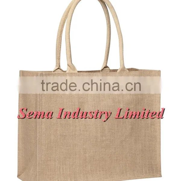 Personalised Jute Shoulder Bags and Burlap Sack for Wholesale photo-6