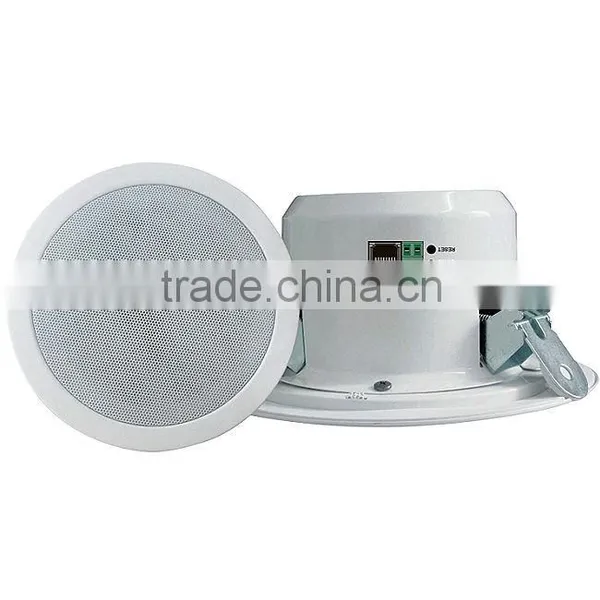 IP Network Digital POE Active Ceiling Speaker for IP Audio System photo-3