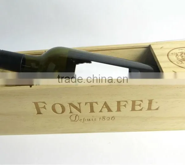 Wholesale Wooden Wine Bottle Box /Wooden Wine Gift Box/Gift Boxes for Wine Glasses photo-4