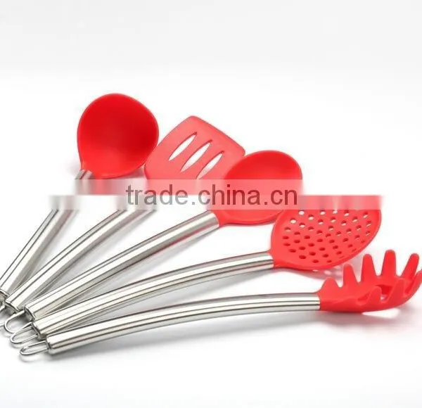 Colorful Kitchen Utensil Set of 5 For Cooking With Stainless Steel Handle photo-2