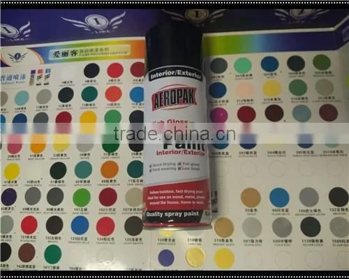 2016 Canton Fair Aeropak Spray Paint Colorful Fast Dry High Glossy Spray Paints for Car photo-4