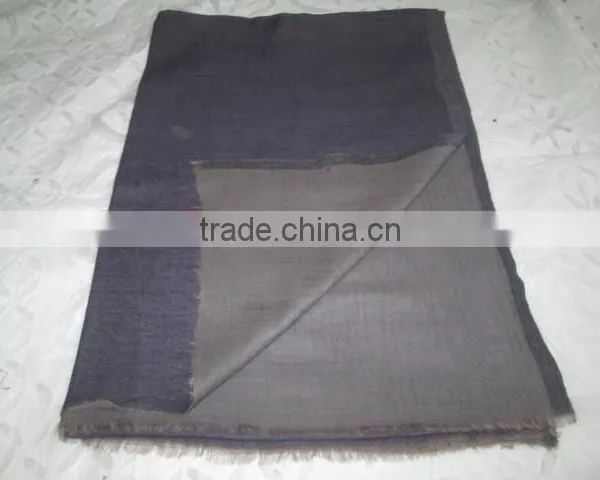 TWO COLOUR CASHMERE SCARVES TEXTILE