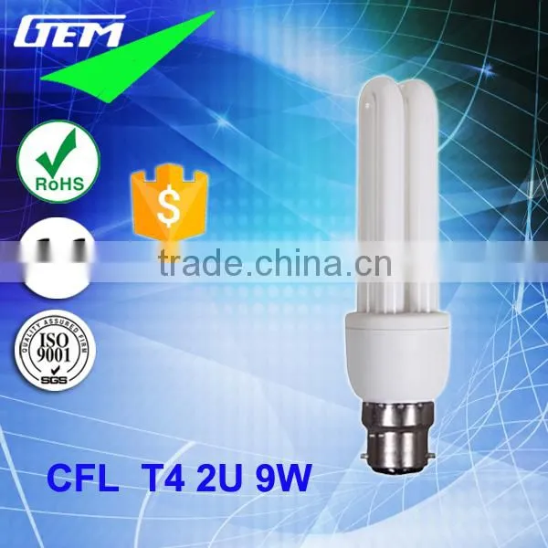 T3 T4 Tube 9 Watt 2U CFL Light For Down Lamp And Table Lamp Decoration photo-2