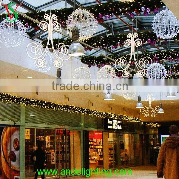 Shopping Mall Decoration Tree Decoration Dia 0.5m Christmas Ball Light photo-5