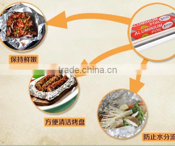 Aluminum Kitchen Foil, Kitchen Catering Foil, Food Wrap Foil Roll photo-4