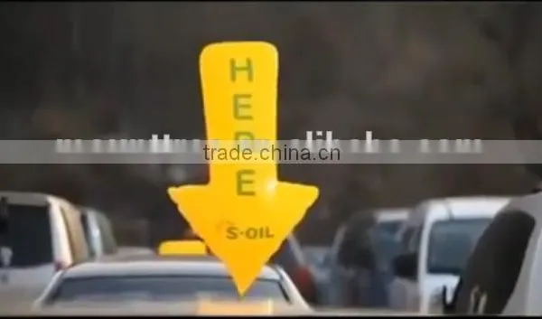New Style S-oil Arrow Shape Helium Parking Balloon photo-2