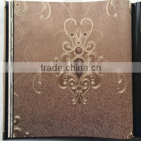 High Quality Iuxury Vinyl Wallpaper for Project Whith Beautiful Design photo-6