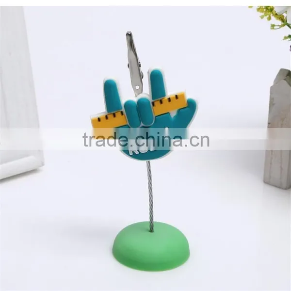 PVC Fruit Shape Memo Card Clip, Card Clip With Holder for Promotion photo-3