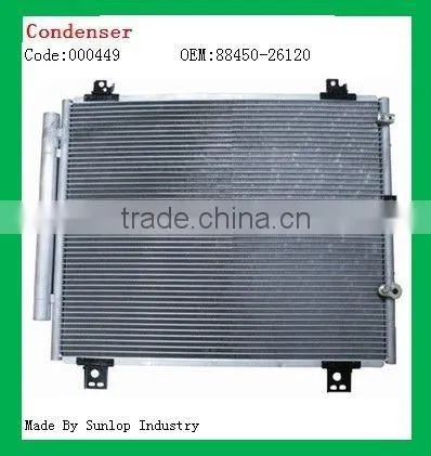 Toyota Cooling System #000449 Hiace 200 Condenser Cooling Parts for Toyota Hiace 2005 88450-26120