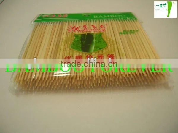 Plastic Wrapped Double Pointed Toothpick