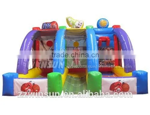 EN14960 Soccer Fever Inflatable Soccer Goal Kick Shooting photo-2