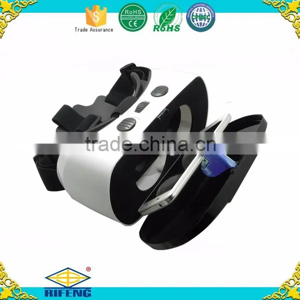 Hot 2016 Virtual Reality 3d Glasses VR Box Google Cardboard for Sexy Blue Video Film photo-4