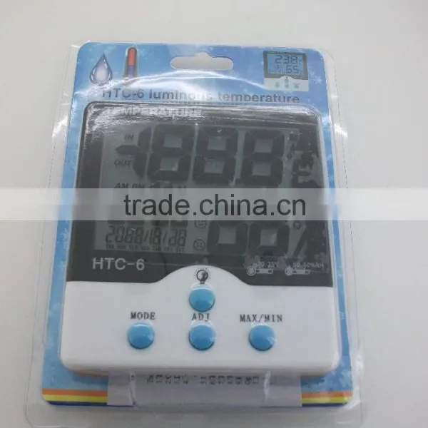 Luminous & Clock Thermometer HTC-6 photo-4