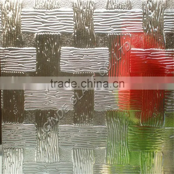 Made in China Shower Screen Pattern Glass photo-2