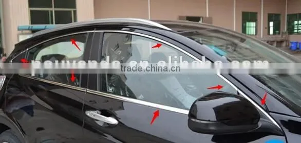 Auto Window Chrome Trims Window Moulding For Honda Vezel HRV Accessories 2014 photo-2