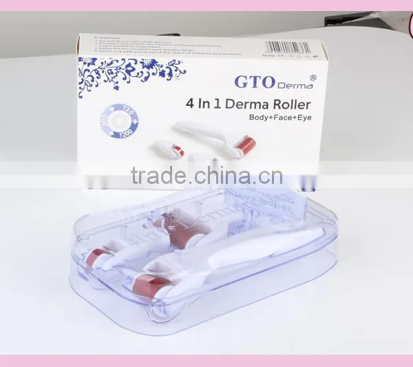 GTO Derma Roller Titanium 4 in 1 in White Color photo-4