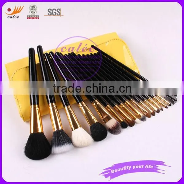 High Quality Animal Hair Makeup Brush With PU Bag