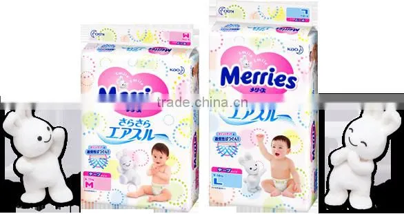 Kao | Diapers | Merries Sarasara Air Through S-size { 4kg~8kg } 82sheets [supplied From Japan] photo-2