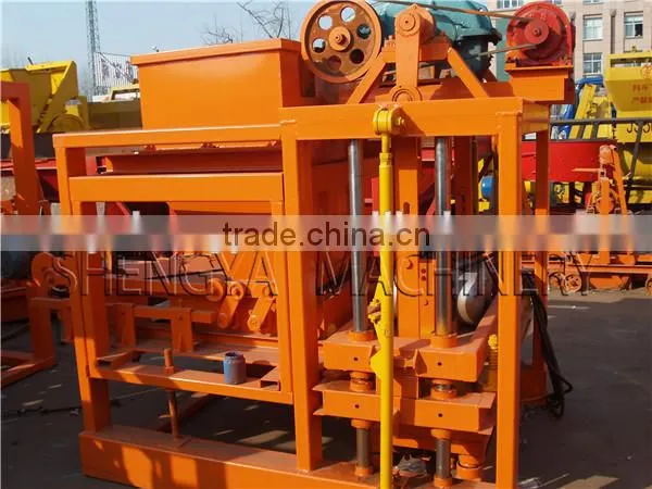 Shengya QTJ4-26C Semi Automatically Concrete Clay Block Making Machines,paver Making,curb Stone Making Machines photo-2