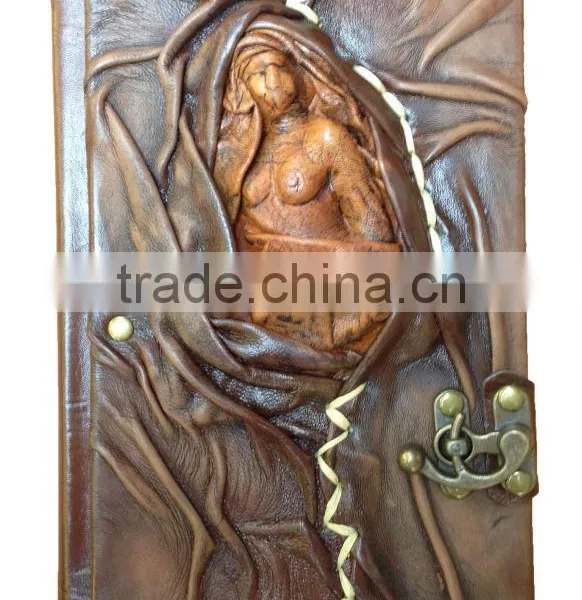 HANDMADE VARIOUS DESIGNS JOURNA REAL LEATHER-HIGH QUALITY-NOTEBOOK - DIARY - SKETCHBOOK photo-4